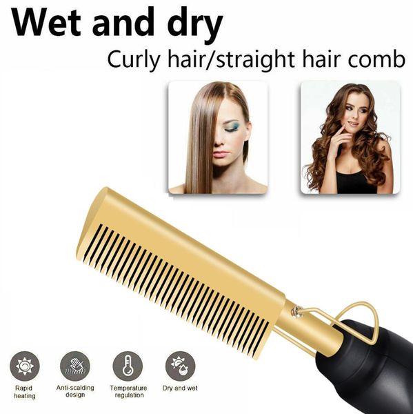 hair straighteners electric comb straightener cobms hairs curling iron alloy curler fast smoothing hairing brush9371240, Black
hair straighteners electric comb straightener cobms hairs curling iron alloy curler fast smoothing hairing brush9371240, Black