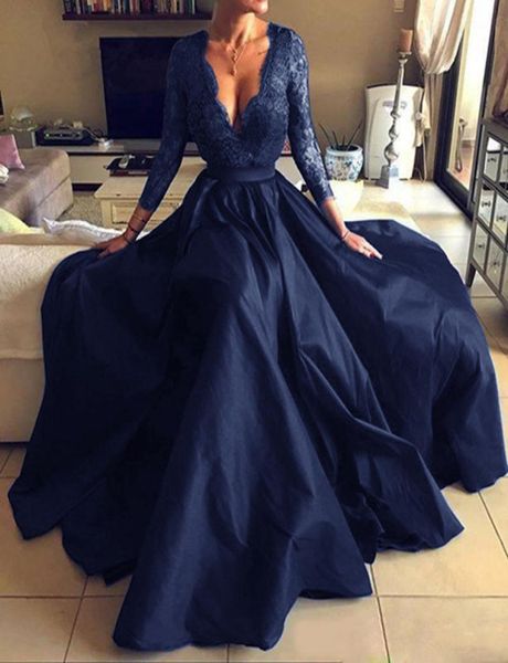 34 long sleeves satin bridesmaid dresses with lace appliques 2020 navy blue black dark red long formal evening gowns for party7866461, White;pink
34 long sleeves satin bridesmaid dresses with lace appliques 2020 navy blue black dark red long formal evening gowns for party7866461, White;pink