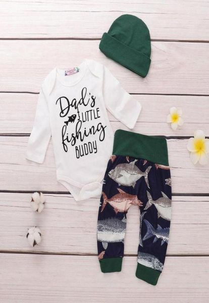 clothing sets 024m born kids baby boy infant fish cotton romper dad daddy and pants leggings hat outfits set roupa menina3416782, White
clothing sets 024m born kids baby boy infant fish cotton romper dad daddy and pants leggings hat outfits set roupa menina3416782, White
