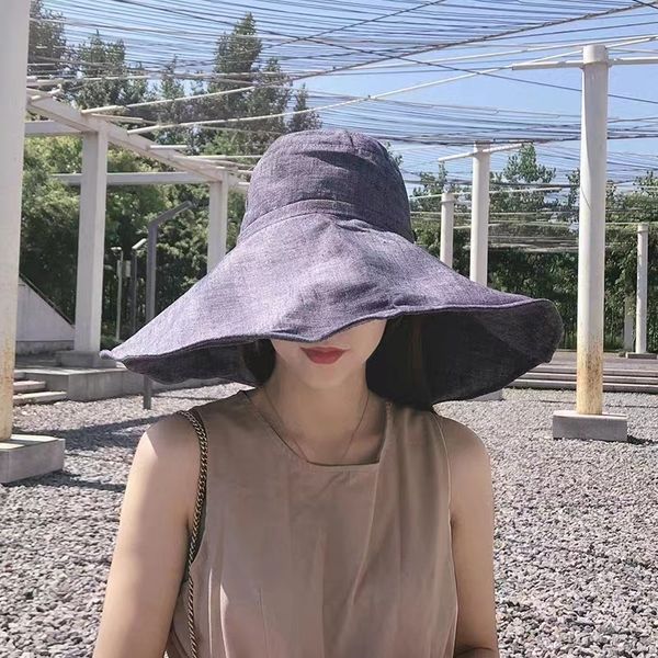 wide brim hats bucket upf 50 large uv proof foldable travel sun women s spring and summer sunshade solid color cotton casual hat 230629, Blue;gray
wide brim hats bucket upf 50 large uv proof foldable travel sun women s spring and summer sunshade solid color cotton casual hat 230629, Blue;gray