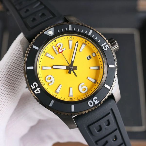 mens watch automatic mechanical watches 44mm montre de luxe sapphire waterproof business wristwatches, Slivery;brown
mens watch automatic mechanical watches 44mm montre de luxe sapphire waterproof business wristwatches, Slivery;brown