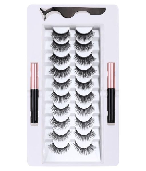 10 pairs magnetic false eyelashes set with liquid eyeliner tweezer thick natural long magnet fake lashes eyelash extensio1658394
10 pairs magnetic false eyelashes set with liquid eyeliner tweezer thick natural long magnet fake lashes eyelash extensio1658394
