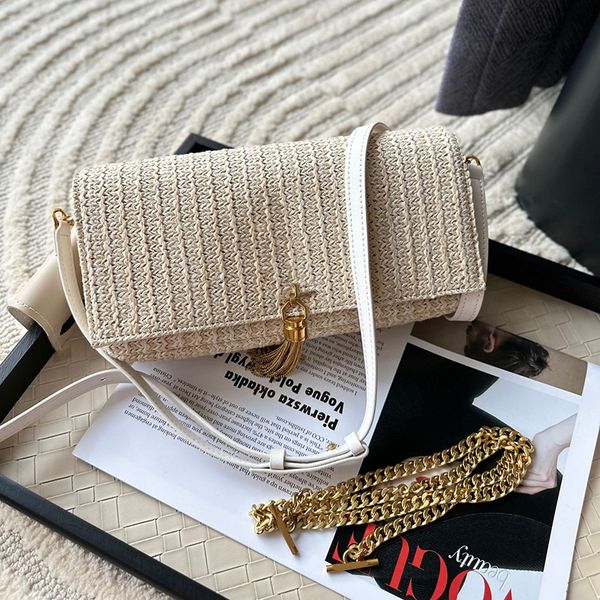 tassel straw bag chain bag flap crossbody envelope bag designer luxury weave beach bag women messenger bag shoulder handbags purse gold hard
tassel straw bag chain bag flap crossbody envelope bag designer luxury weave beach bag women messenger bag shoulder handbags purse gold hard