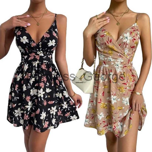 party dresses new summer woman party mini floral dress suspender skirt vneck pullover sleeveless dresses birthday for women clothes 2022 x06, White;black
party dresses new summer woman party mini floral dress suspender skirt vneck pullover sleeveless dresses birthday for women clothes 2022 x06, White;black