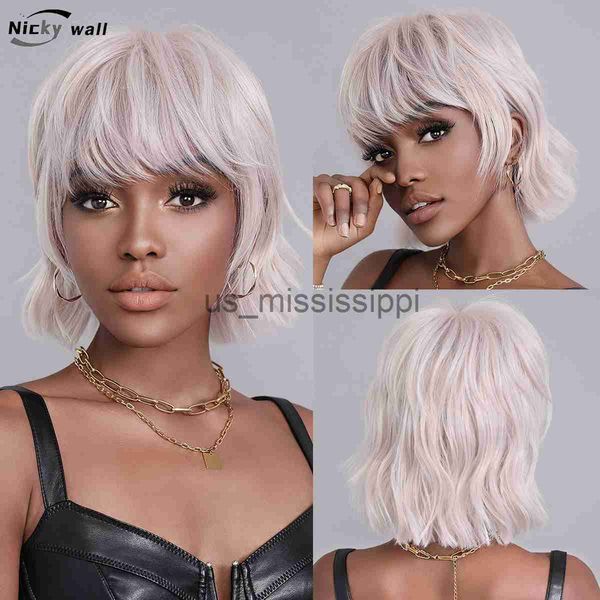 cosplay wigs ombre pink silver pixie short wigs for black women cut layer wigs with bangs heat resistant synthetic wig party daliy use x0630
cosplay wigs ombre pink silver pixie short wigs for black women cut layer wigs with bangs heat resistant synthetic wig party daliy use x0630