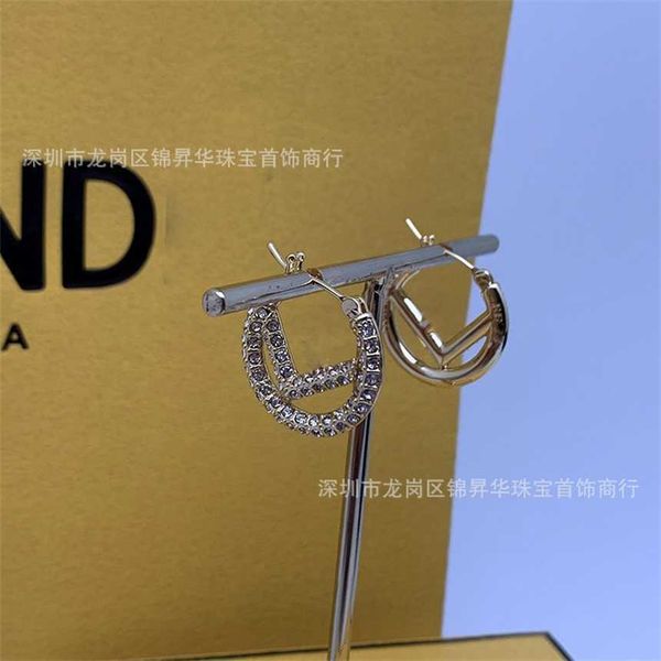 2023 letter f earrings tiktok kwai diamond inlay fashion temperament small fragrance f home earrings, Golden
2023 letter f earrings tiktok kwai diamond inlay fashion temperament small fragrance f home earrings, Golden