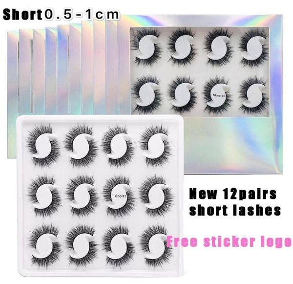 12 pairs short eyelashes 3d mink hair false eyelashes naturalfluffy long eye lashes wispy makeup beauty extension tools6012819
12 pairs short eyelashes 3d mink hair false eyelashes naturalfluffy long eye lashes wispy makeup beauty extension tools6012819