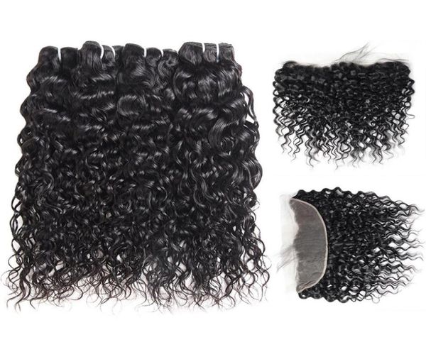 indian virgin hair extensions whole peruvian brazilian hair bundles with closure water wave 4pcs with 1325 lace frontal20656745944270, Black
indian virgin hair extensions whole peruvian brazilian hair bundles with closure water wave 4pcs with 1325 lace frontal20656745944270, Black