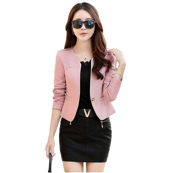 pants elegant ladies blazer coat women's one buttons long sleeve solid color slim office work wear short suit jacket pink, White
pants elegant ladies blazer coat women's one buttons long sleeve solid color slim office work wear short suit jacket pink, White