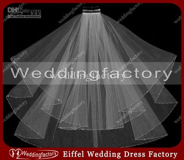 stunning ivory white beaded edge bridal veils elbow length tulle two layered ladies headwears wedding veils bridal tulle with comb7480901, Black
stunning ivory white beaded edge bridal veils elbow length tulle two layered ladies headwears wedding veils bridal tulle with comb7480901, Black