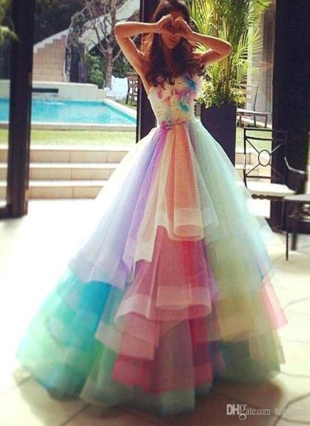 rainbow prom dresses ball gown 2020 sweetheart tiered tulle colorful prom sweet 16 party dress with flowers quinceanera dress even8547267, Black
rainbow prom dresses ball gown 2020 sweetheart tiered tulle colorful prom sweet 16 party dress with flowers quinceanera dress even8547267, Black