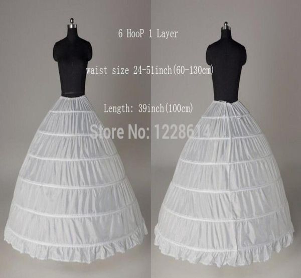 2018 white 6 hoop slirt under wedding dress ball gowns crinoline petticoats bridal wedding accessories vestido de noiva2519033
2018 white 6 hoop slirt under wedding dress ball gowns crinoline petticoats bridal wedding accessories vestido de noiva2519033