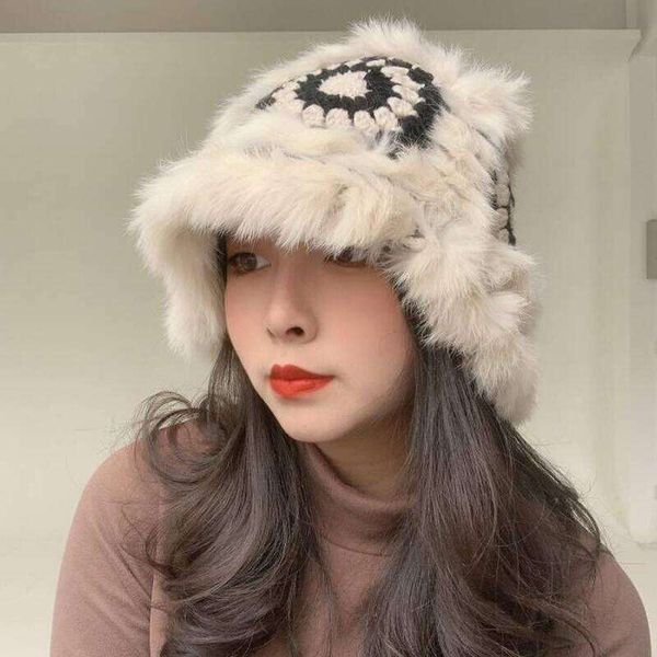 hand knitted knitting wool hat winter versatile fisherman's hat bucket hat sweet cute rabbit hair basin hat tide, Blue;gray
hand knitted knitting wool hat winter versatile fisherman's hat bucket hat sweet cute rabbit hair basin hat tide, Blue;gray