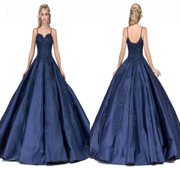 simple navy blue ball gown quinceanera prom dresses with spaghetti straps satin open back lace evening party sweet 16 dress7020983, Blue;red
simple navy blue ball gown quinceanera prom dresses with spaghetti straps satin open back lace evening party sweet 16 dress7020983, Blue;red