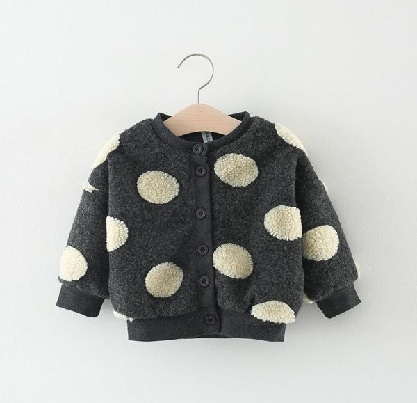 baby girls winter fleece jacket round neck polka dots buttons long sleeve coat outerwear toddler girl coat baby winter clothing15839455, Blue;gray
baby girls winter fleece jacket round neck polka dots buttons long sleeve coat outerwear toddler girl coat baby winter clothing15839455, Blue;gray