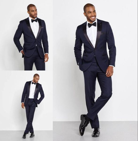 new arrival dark navy mens suits slim fit one button groom wedding tuxedos two pieces custom suit jacketpantsbow tie4352162, Black;gray
new arrival dark navy mens suits slim fit one button groom wedding tuxedos two pieces custom suit jacketpantsbow tie4352162, Black;gray