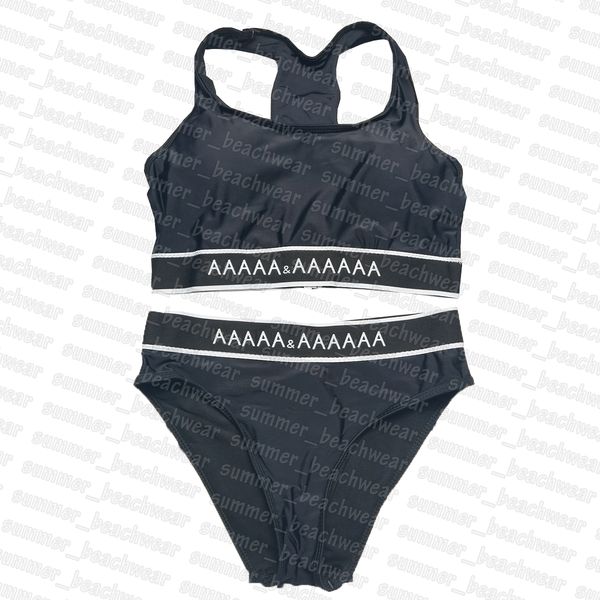 high waist bikinis set women tank swimwear letters printed bikini sets casual style beachwear, White;black
high waist bikinis set women tank swimwear letters printed bikini sets casual style beachwear, White;black