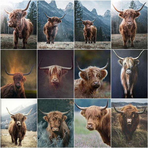 dresses azqsd oil painting by number highland cattle handpainted bedroom decor paint by number diy frame cow unique gifts, White;black
dresses azqsd oil painting by number highland cattle handpainted bedroom decor paint by number diy frame cow unique gifts, White;black