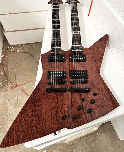 high-quality double-ended shaped electric guitar rosewood veneer fixed bridge
high-quality double-ended shaped electric guitar rosewood veneer fixed bridge