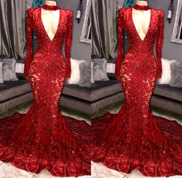 red royal blue gorgeous bling sequins prom dresses mermaid long sleeves v neck evening dress women elegant party gowns bc08424650054, Black
red royal blue gorgeous bling sequins prom dresses mermaid long sleeves v neck evening dress women elegant party gowns bc08424650054, Black