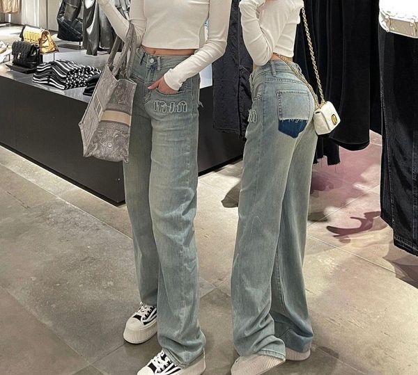 jeans womens designer letter straight trouser legs open fork tight capris embroidery printing denim diamond jean pants retro vintage women c, Blue
jeans womens designer letter straight trouser legs open fork tight capris embroidery printing denim diamond jean pants retro vintage women c, Blue