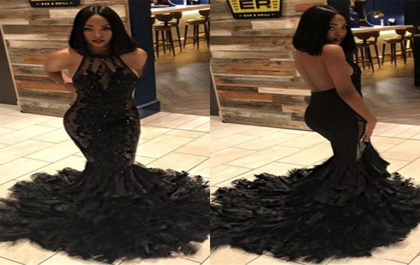 black girl backless mermaid long prom dresses halter illusion tulle applique beaded feather layers sweep train evening gowns 5087491
black girl backless mermaid long prom dresses halter illusion tulle applique beaded feather layers sweep train evening gowns 5087491