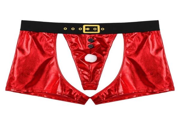 men039s swimwear mens glossy claus santa underpants christmas faux leather bulge pouch lingerie underwear cutout novelty fur bo9677670
men039s swimwear mens glossy claus santa underpants christmas faux leather bulge pouch lingerie underwear cutout novelty fur bo9677670