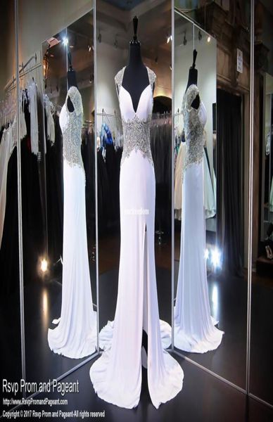 modest white prom evening dresses 2019 major beading v neck side split illusion back party pageant gown8305679, Black
modest white prom evening dresses 2019 major beading v neck side split illusion back party pageant gown8305679, Black