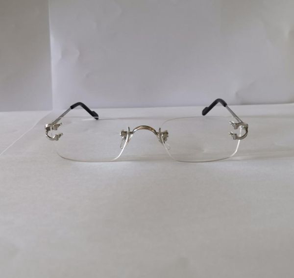 rimless eyeglasses silver metal clear lens glasses frames fashion sunglasses frames for men with box3574099, Black
rimless eyeglasses silver metal clear lens glasses frames fashion sunglasses frames for men with box3574099, Black