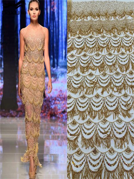 african sequins lace fabric 2023 gold handmade beaded nigerian french tulle lace material wedding dress, Black;white
african sequins lace fabric 2023 gold handmade beaded nigerian french tulle lace material wedding dress, Black;white