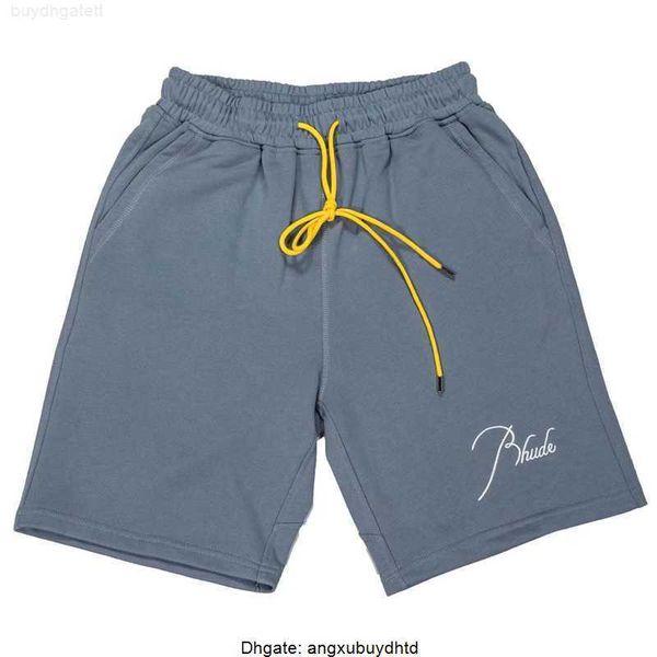 rhude cotton shorts high street terry embroidery casual sports men's and women's capris, White;black
rhude cotton shorts high street terry embroidery casual sports men's and women's capris, White;black