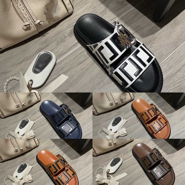 2023 designer slipper double strap new luxury decoration f cowhide real brown leather metal buckle summer beach travel pool slides flip flop, Black
2023 designer slipper double strap new luxury decoration f cowhide real brown leather metal buckle summer beach travel pool slides flip flop, Black