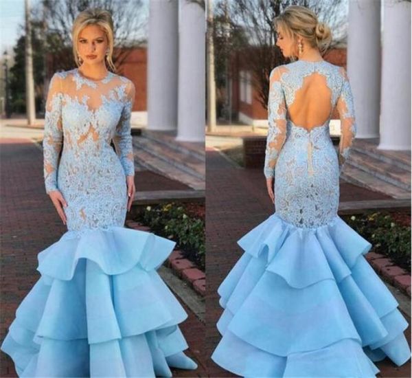 sheer neck lace satin backless light sky blue evening dresses long sleeves mermaid prom dresses formal dresses3553499, Black
sheer neck lace satin backless light sky blue evening dresses long sleeves mermaid prom dresses formal dresses3553499, Black