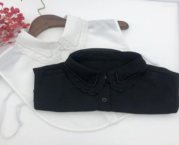 bow ties linbaiway shirt fake collar vintage solid white black tie detachable lapel beads false removable women accessories5881802, Black;gray
bow ties linbaiway shirt fake collar vintage solid white black tie detachable lapel beads false removable women accessories5881802, Black;gray