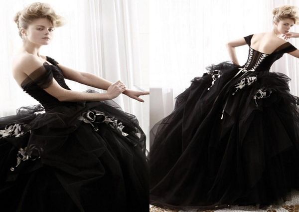 fairy offtheshoulder gothic wedding dresses with 3d flowers ruffles skirt black wedding dress ball gown lace up back bridal dres3026516, White
fairy offtheshoulder gothic wedding dresses with 3d flowers ruffles skirt black wedding dress ball gown lace up back bridal dres3026516, White