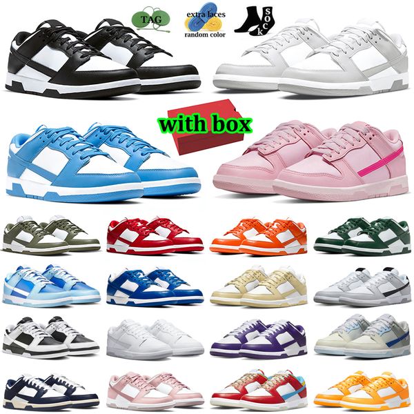 with box running shoes for men women low designer sneakers panda triple pink grey fog unc varsity green glow chicago kentucky gai mens women, Black
with box running shoes for men women low designer sneakers panda triple pink grey fog unc varsity green glow chicago kentucky gai mens women, Black