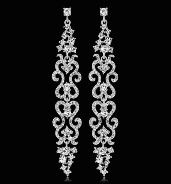 luxury floral long drop earrings for women clear crystal bridal bridesmaid hanging earrings wedding jewelry accessories5373181, White
luxury floral long drop earrings for women clear crystal bridal bridesmaid hanging earrings wedding jewelry accessories5373181, White