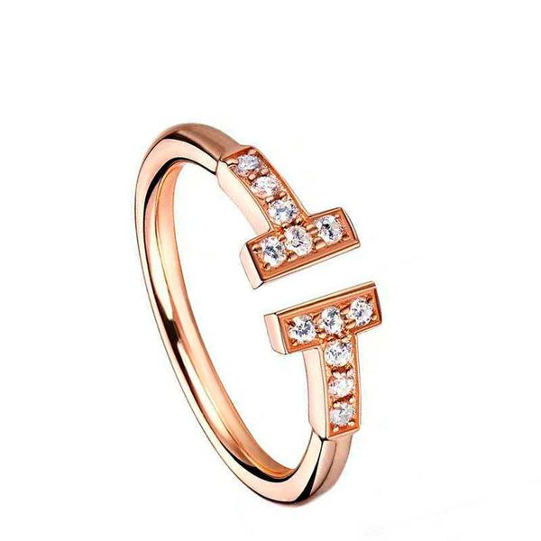 high version tiffay ring double t opening full diamond sterling silver plating 18k rose gold type lovers precision with packaging
high version tiffay ring double t opening full diamond sterling silver plating 18k rose gold type lovers precision with packaging