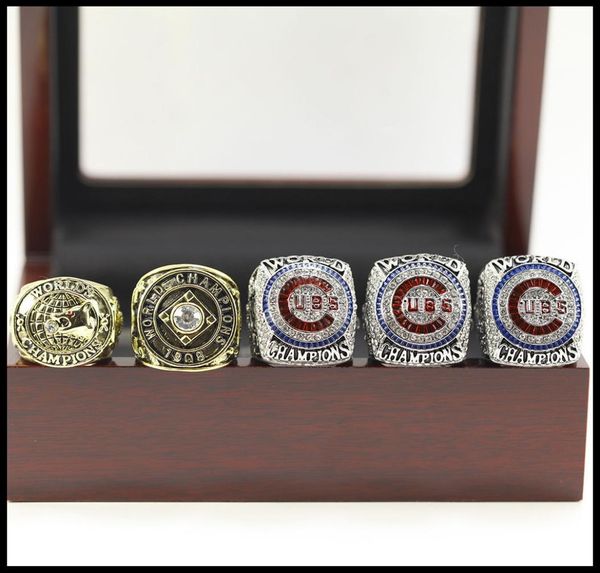 5pcsset chicago 1907 1908 2016 2016 2016 cubs baseball world championship ring whole drop 3455494
5pcsset chicago 1907 1908 2016 2016 2016 cubs baseball world championship ring whole drop 3455494