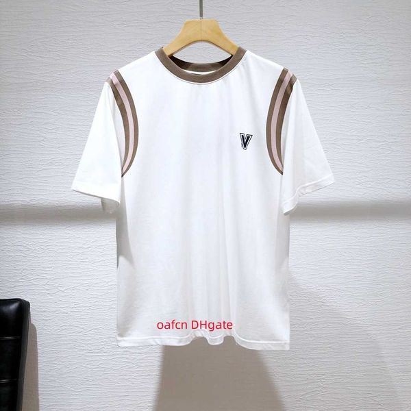 23ss designer men's t-shirt casual women's t-shirt academy style contrast collar round neck short sleeve shirt luxury new tee, White;black
23ss designer men's t-shirt casual women's t-shirt academy style contrast collar round neck short sleeve shirt luxury new tee, White;black