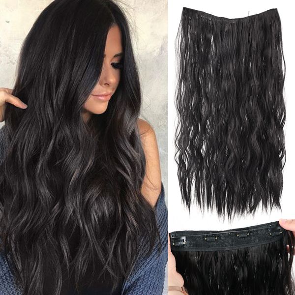 lace wigs hair pieces xnaira 20" long wavy synthetic s invisible wire hairpieces for womenwith transparent adjustable size 4 clips 2306, Black;brown
lace wigs hair pieces xnaira 20" long wavy synthetic s invisible wire hairpieces for womenwith transparent adjustable size 4 clips 2306, Black;brown