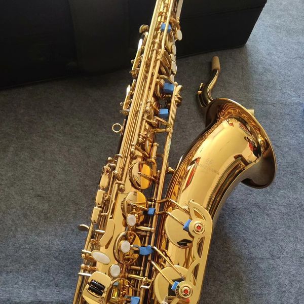 new arrival b-flat w02 tenor paint gold brass double rib reinforced shell keys jazz instrument with accessories
new arrival b-flat w02 tenor paint gold brass double rib reinforced shell keys jazz instrument with accessories