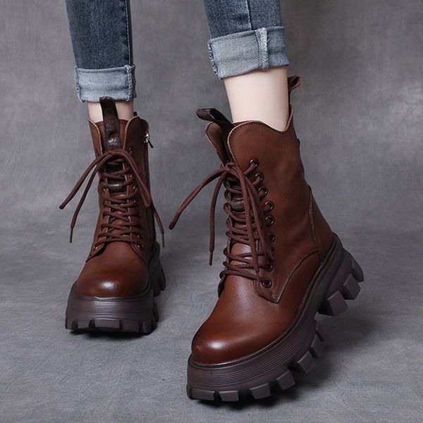 boot lace up lace up comfort lady platform shoes warm non slip retro chunky ankle motorcycle female botas de mujer 230628, Black
boot lace up lace up comfort lady platform shoes warm non slip retro chunky ankle motorcycle female botas de mujer 230628, Black