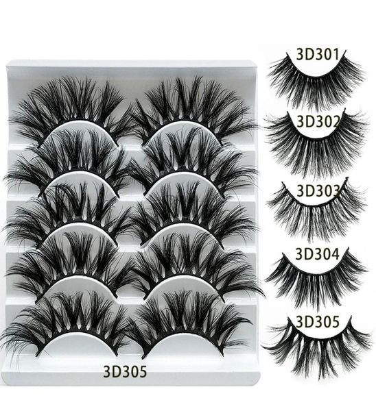 5 pairs 3d mink lashes bulk faux thick natural eyelashes makeup handmade full strip false eyelashes8129138
5 pairs 3d mink lashes bulk faux thick natural eyelashes makeup handmade full strip false eyelashes8129138