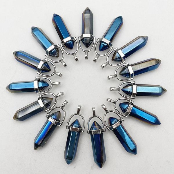dresses fashion 24pc new charm yellow blue rainbow colourful glass pendant for jewelry making hexagonal pillar reiki chakra wholesale, White;black
dresses fashion 24pc new charm yellow blue rainbow colourful glass pendant for jewelry making hexagonal pillar reiki chakra wholesale, White;black