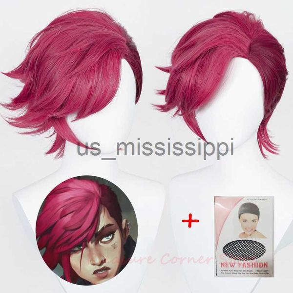 cosplay wigs game lol arcane vi cosplay wig vi deep rose 30 cm short heat resistant synthetic role play wigs x0630, Black
cosplay wigs game lol arcane vi cosplay wig vi deep rose 30 cm short heat resistant synthetic role play wigs x0630, Black