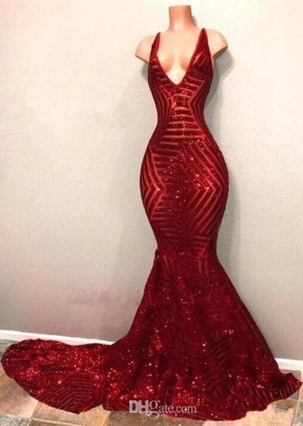 red blingbling sequins prom dresses sleeveless mermaid plunging v neck black girl prom dresses evening party gowns ba77792345879
red blingbling sequins prom dresses sleeveless mermaid plunging v neck black girl prom dresses evening party gowns ba77792345879