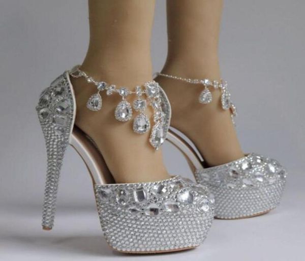 2022 sliver crystal wedding bridal shoes high heels 14cm 5cm pumps bling for prom evening party dress rhinestones beaded5432539, Black
2022 sliver crystal wedding bridal shoes high heels 14cm 5cm pumps bling for prom evening party dress rhinestones beaded5432539, Black