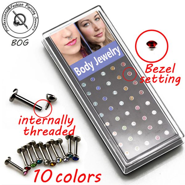 navel bell button rings 40 pcs internal thread 16g steel labret monroe stud lip tragus cartilage helix earring piercing with 2mm m cz gem 23, Silver
navel bell button rings 40 pcs internal thread 16g steel labret monroe stud lip tragus cartilage helix earring piercing with 2mm m cz gem 23, Silver