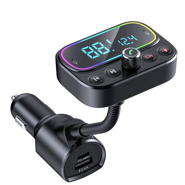 t67 cross-border fm transmitter bluetooth hands-aux/u disk music player pd fast charging car mp3
t67 cross-border fm transmitter bluetooth hands-aux/u disk music player pd fast charging car mp3